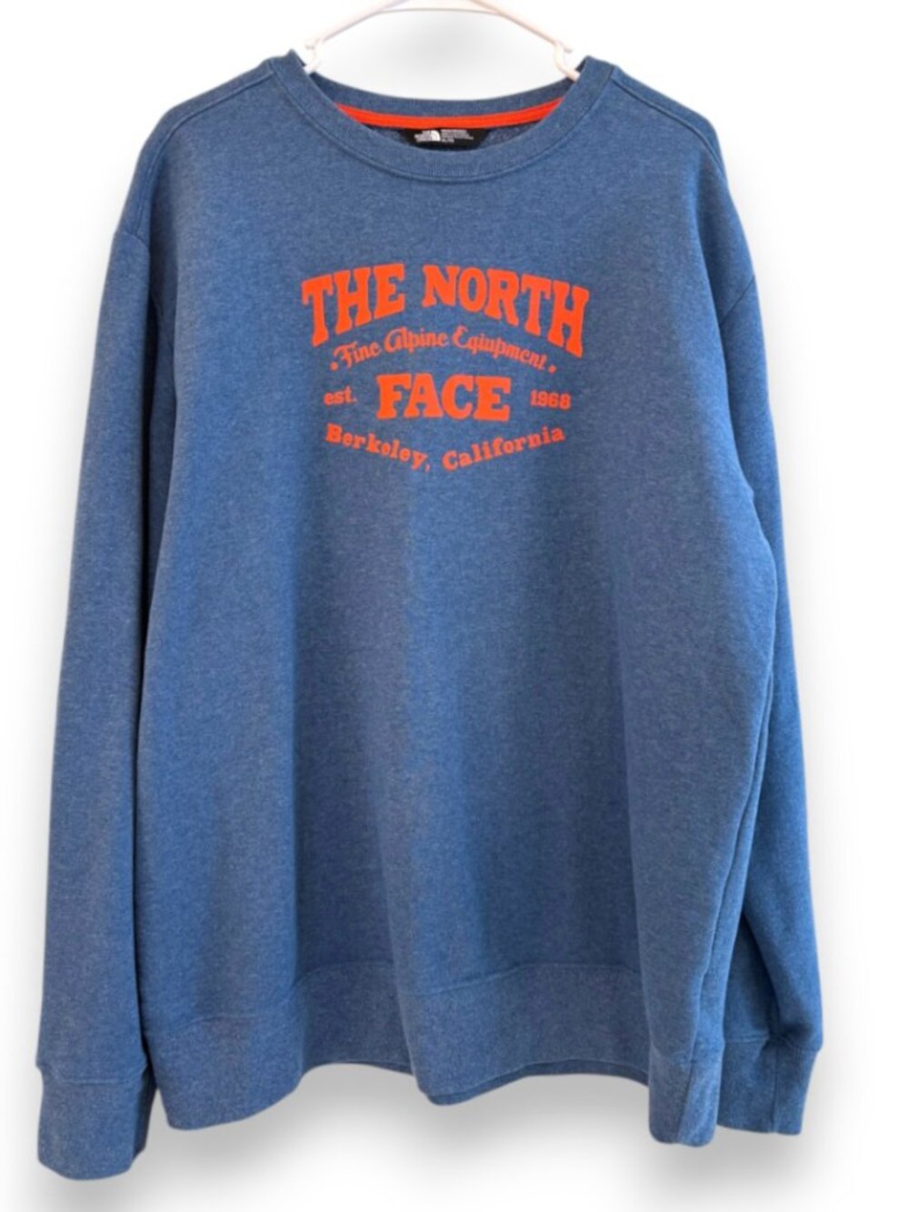 North Face Men’s XL Crewneck Graphic Sweatshirt Cyan Blue Berkeley California